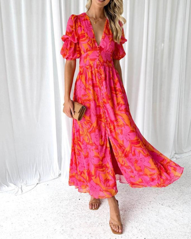 Maison Lumière™ | Robe Maxi Éclat Solaire (ÉDITION LIMITÉE!)