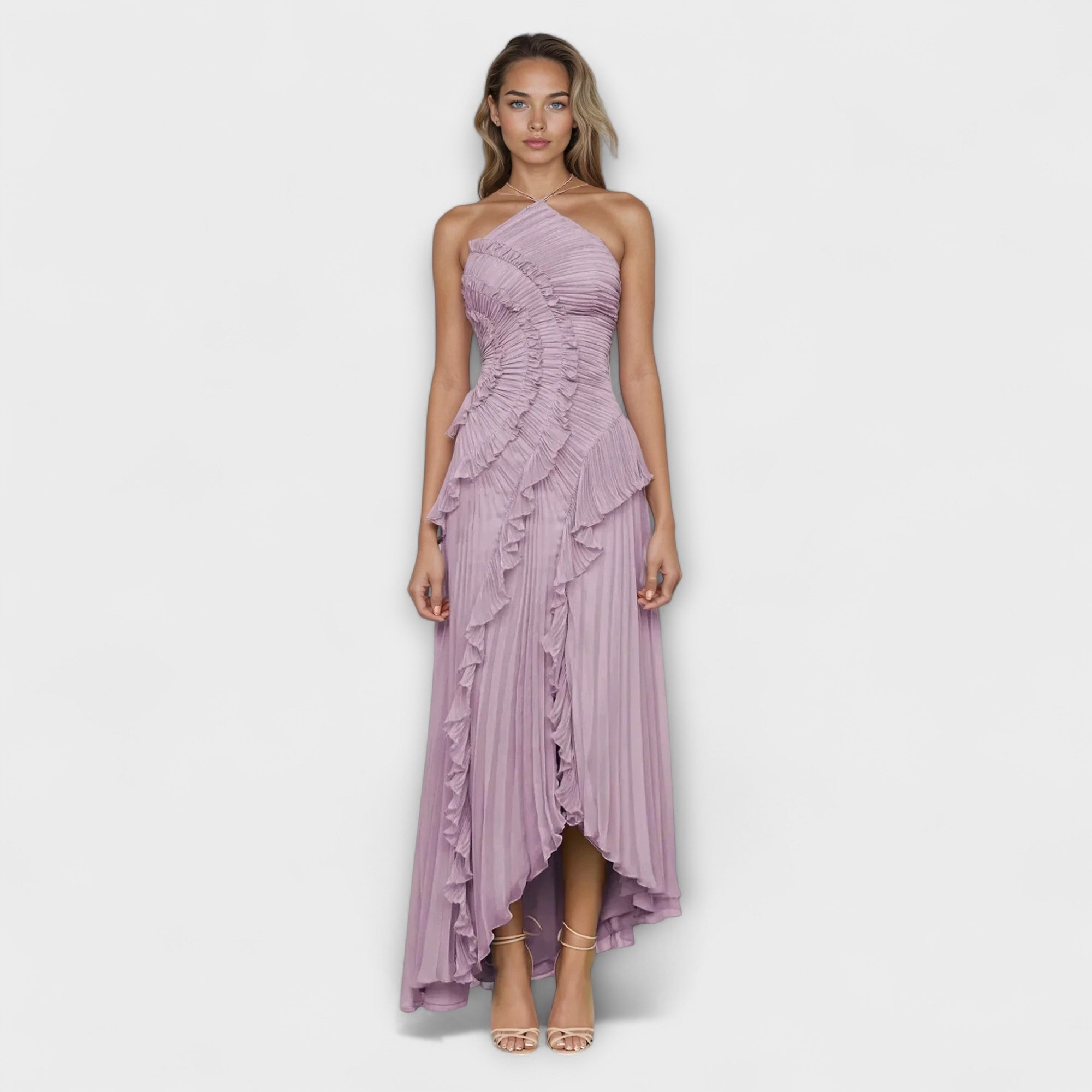 Maison Lumière™ | Robe longue sans manches élégante