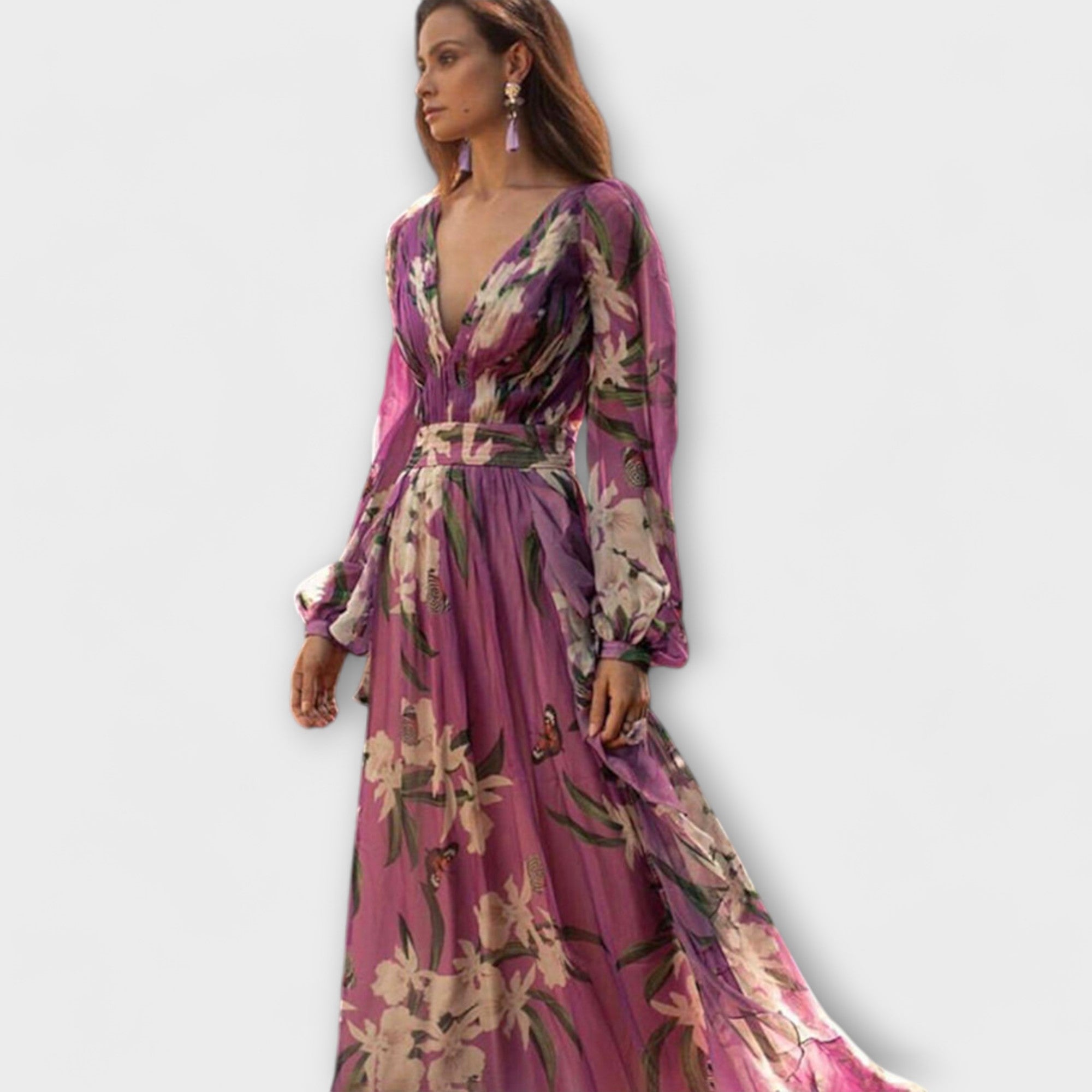 Maison Lumière™ | Robe maxi élégante de haute qualité
