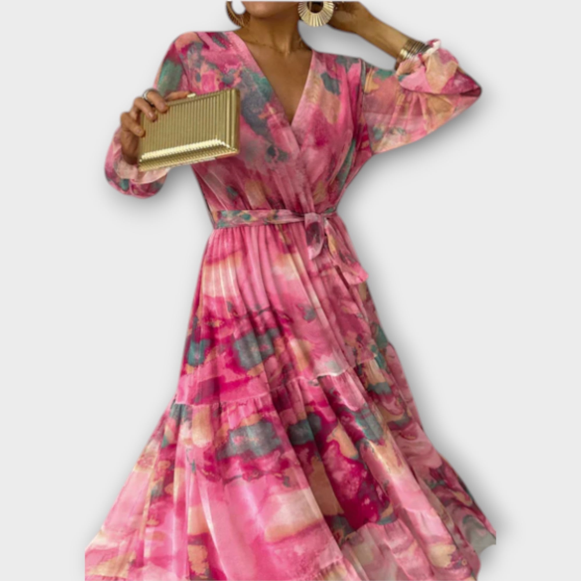 Maison Lumière™ | Robe Maxidream Aquarelle
