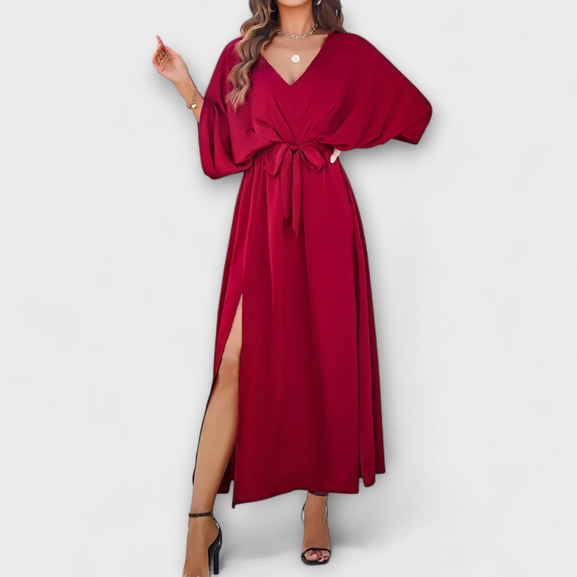 Maison Lumière™ | Robe maxi avec décolleté en V