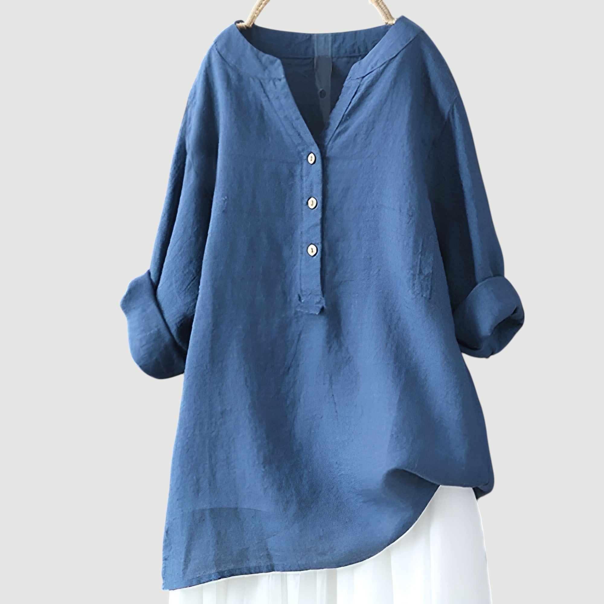 Freja™ | Blouse femme en lin légère et confortable