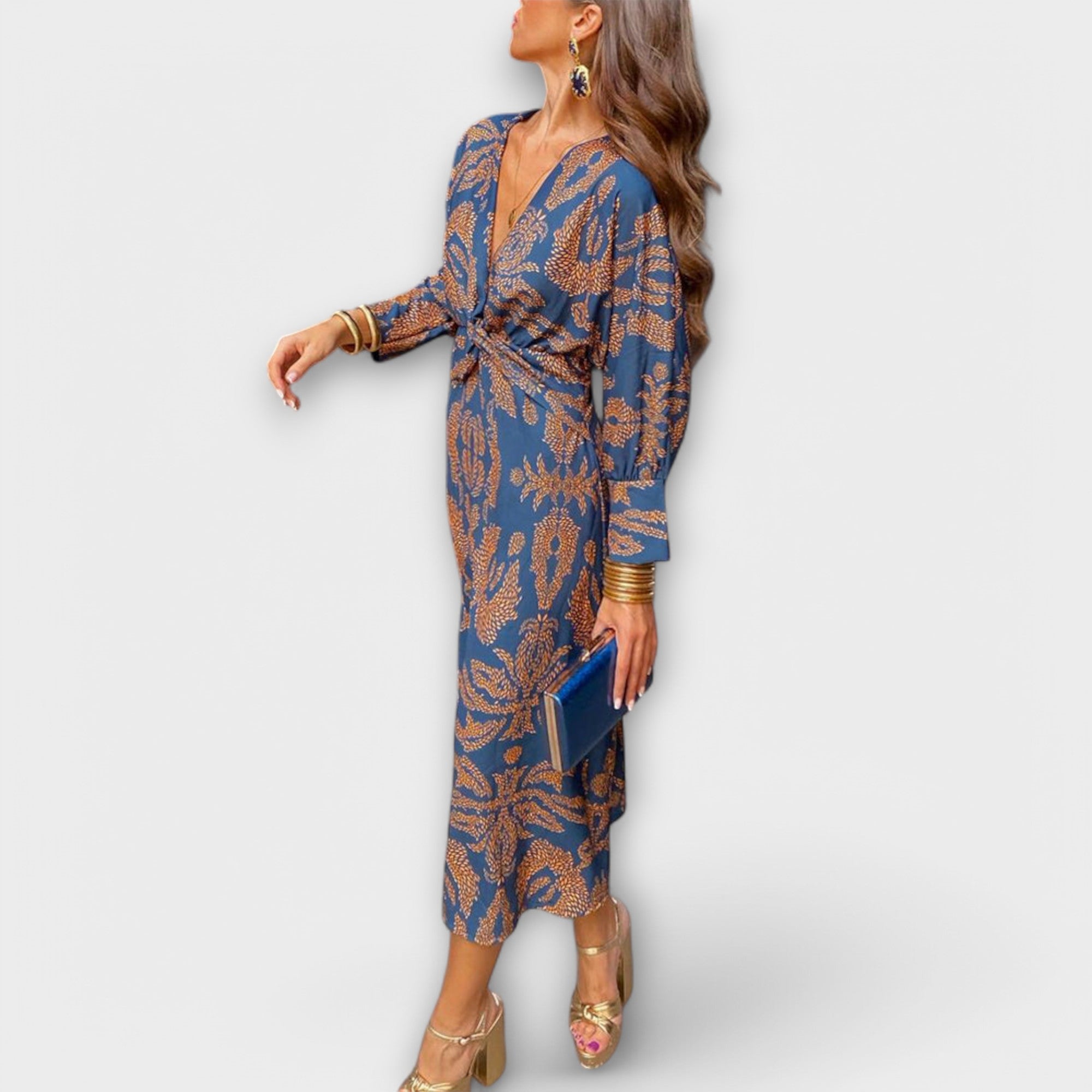 Maison Lumière™ | Robe élégante à manches longues