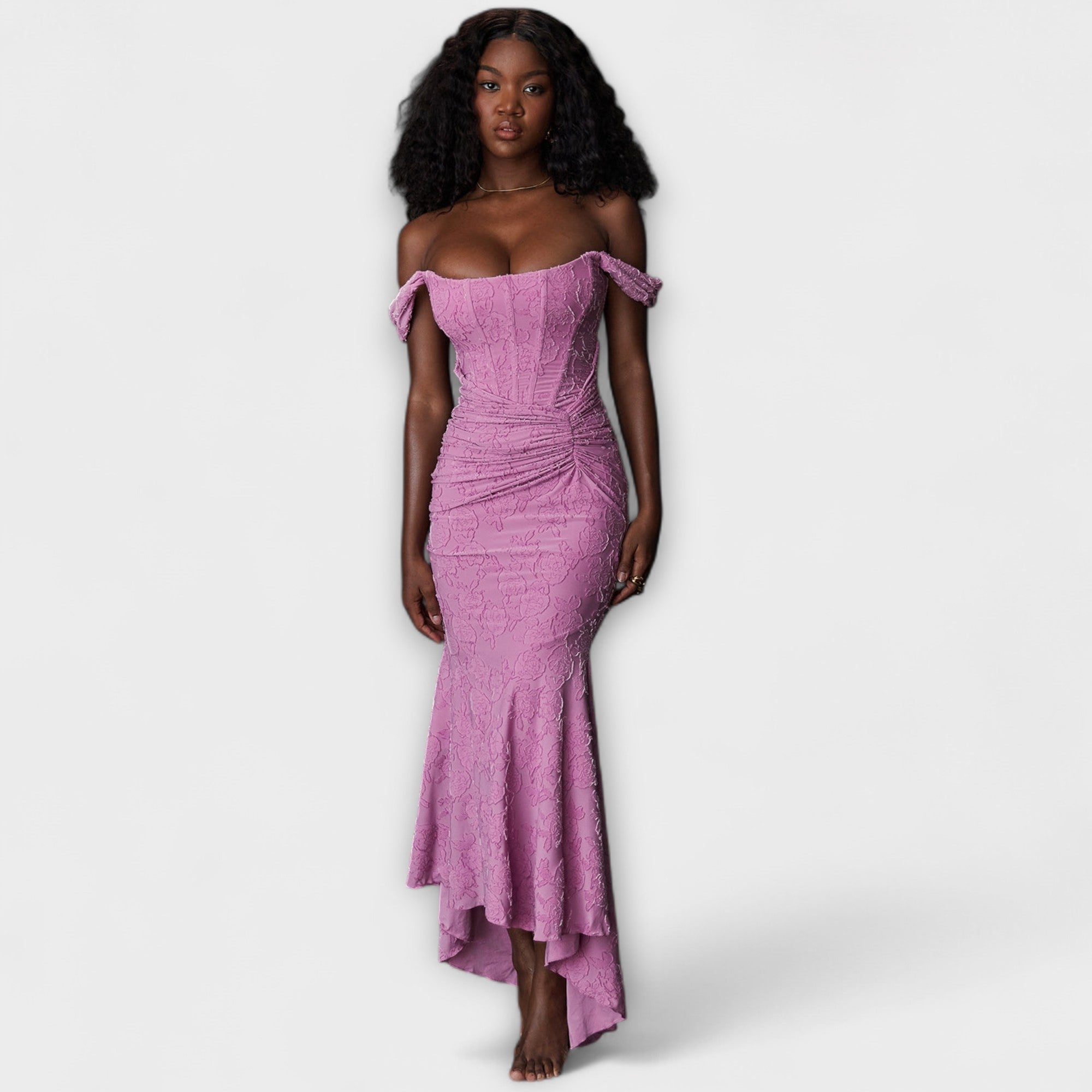Maison Lumière™ | Robe longue avec corset élégant et raffiné