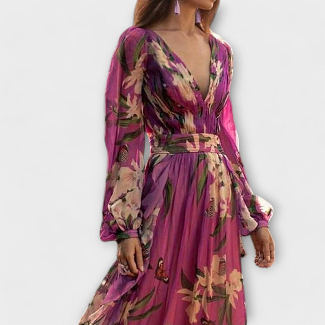 Maison Lumière™ | Robe maxi élégante de haute qualité
