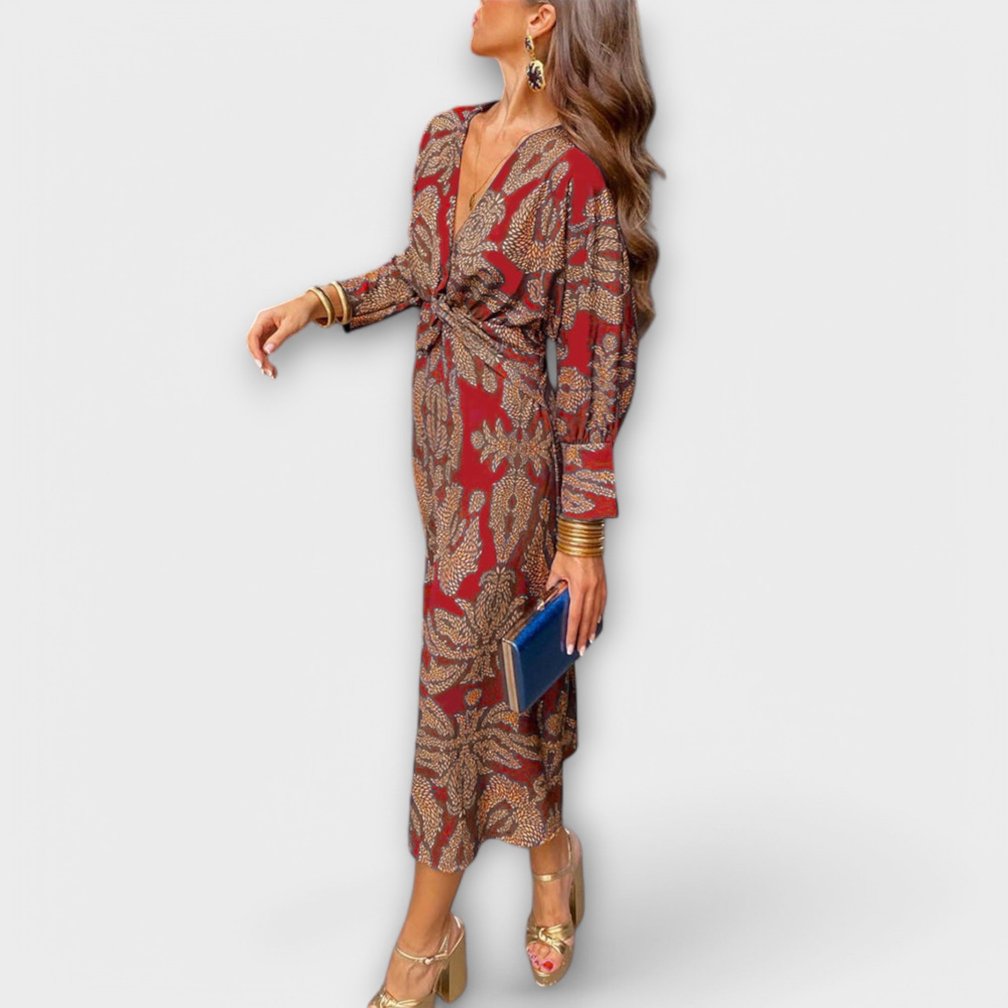 Maison Lumière™ | Robe élégante à manches longues