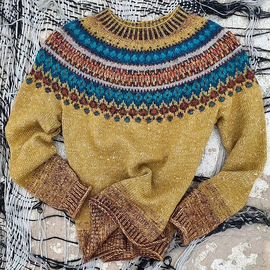 Maison Lumière™ | pull en tricot coloré