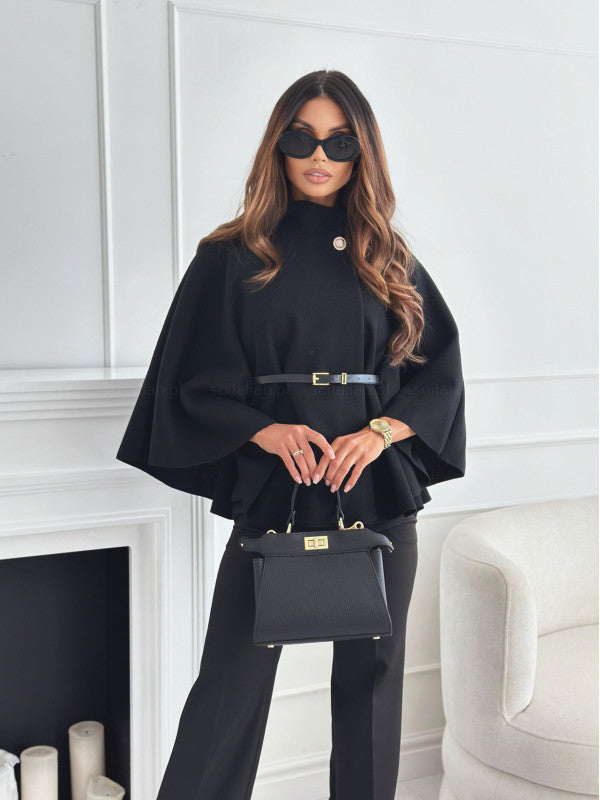Maison Lumière™ | LEA - Veste papillon chic avec ceinture