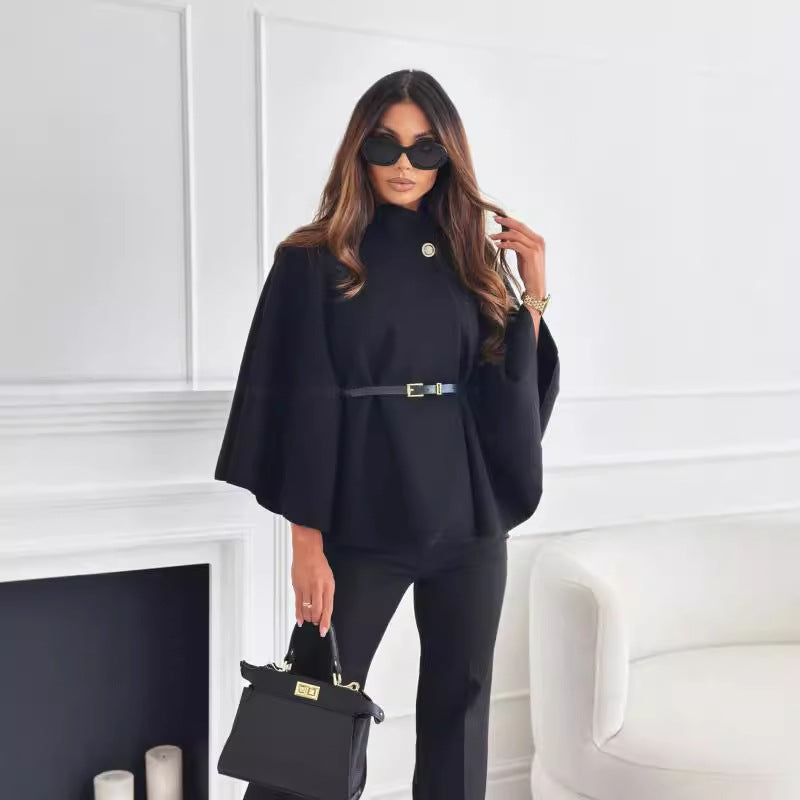 Maison Lumière™ | LEA - Veste papillon chic avec ceinture