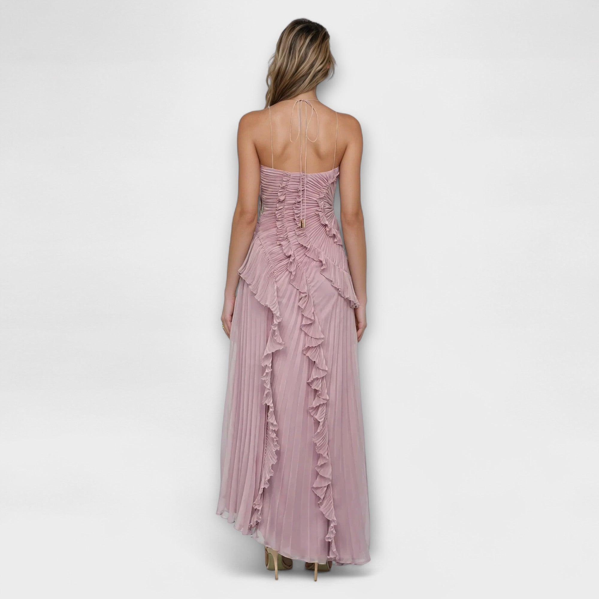 Maison Lumière™ | Robe longue sans manches élégante
