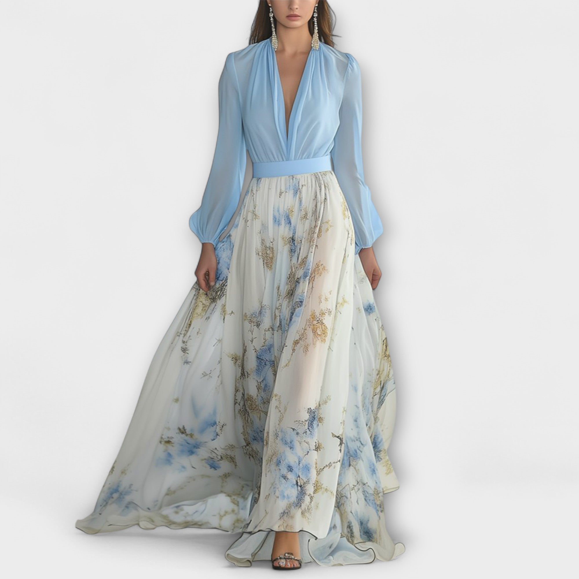 Maison Lumière™ | Robe Maxi Fleurie