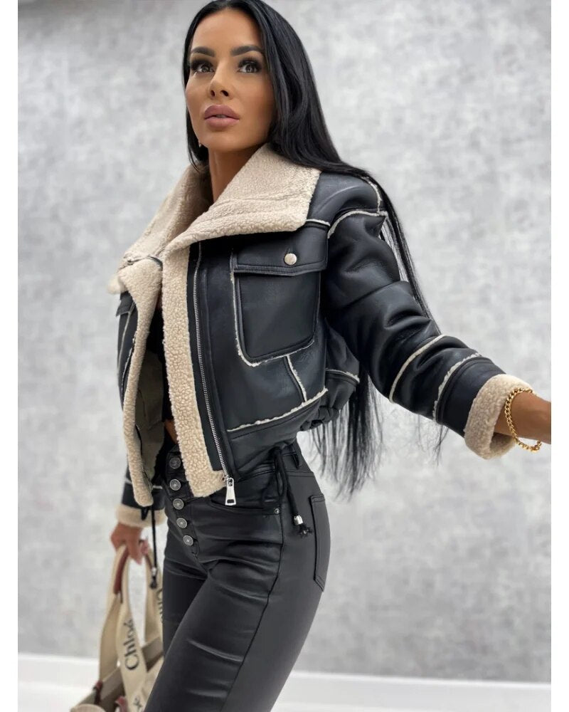 Maison Lumière™ | Veste en Cuir de Luxe
