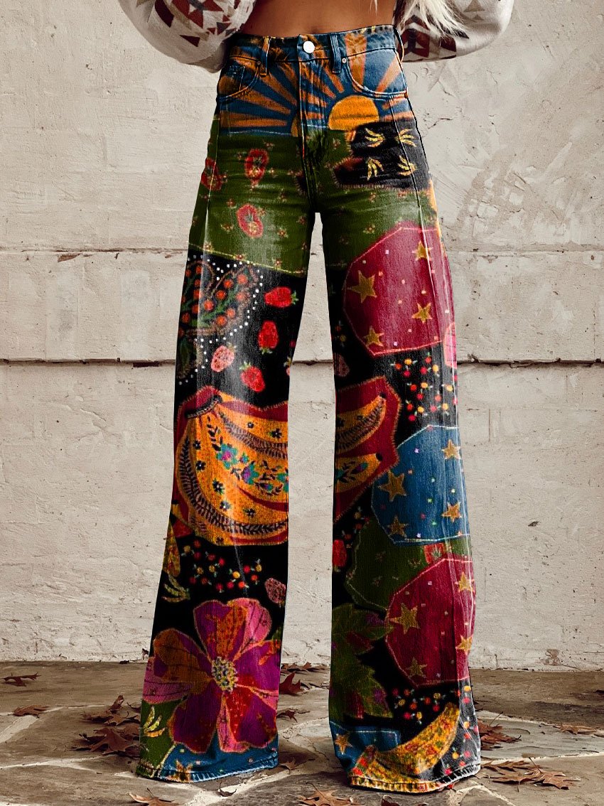 Maison Lumière™ | Pantalon Vintage Boho