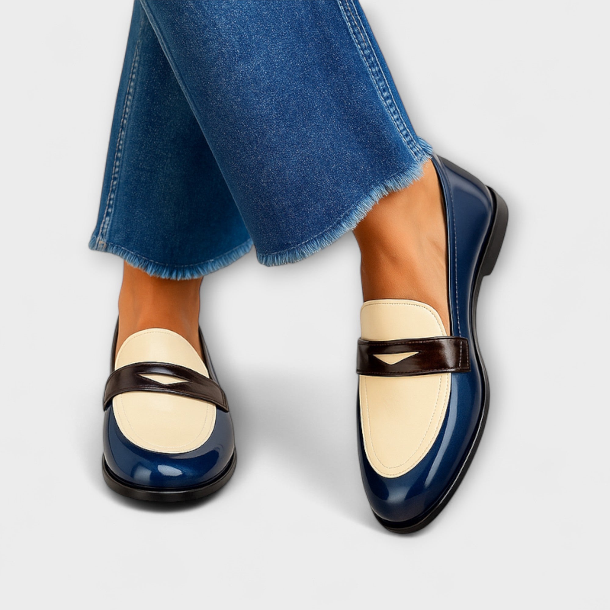 Maison Lumière™ | Mocassins à contraste