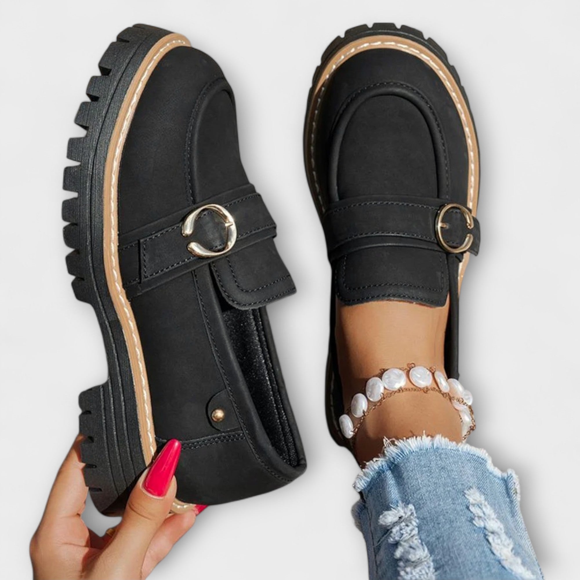 Maison Lumière™ | Mocassins décontractés à bout rond