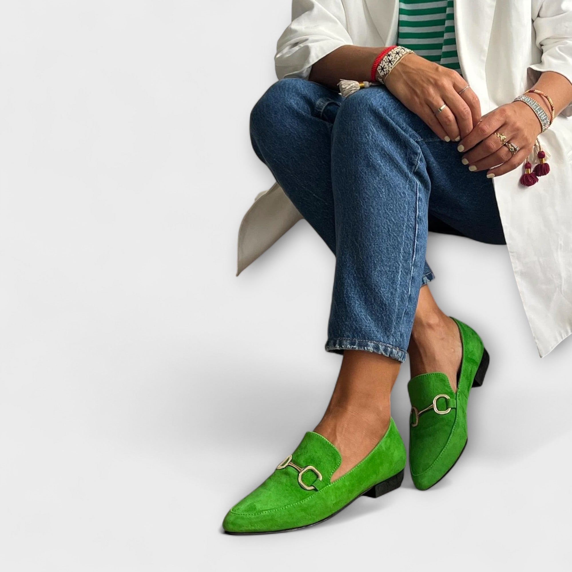 Maison Lumière™ | Ballerines à enfiler à bout pointu