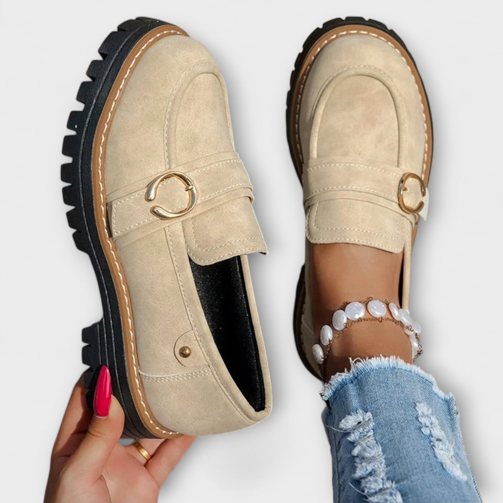 Maison Lumière™ | Mocassins décontractés à bout rond