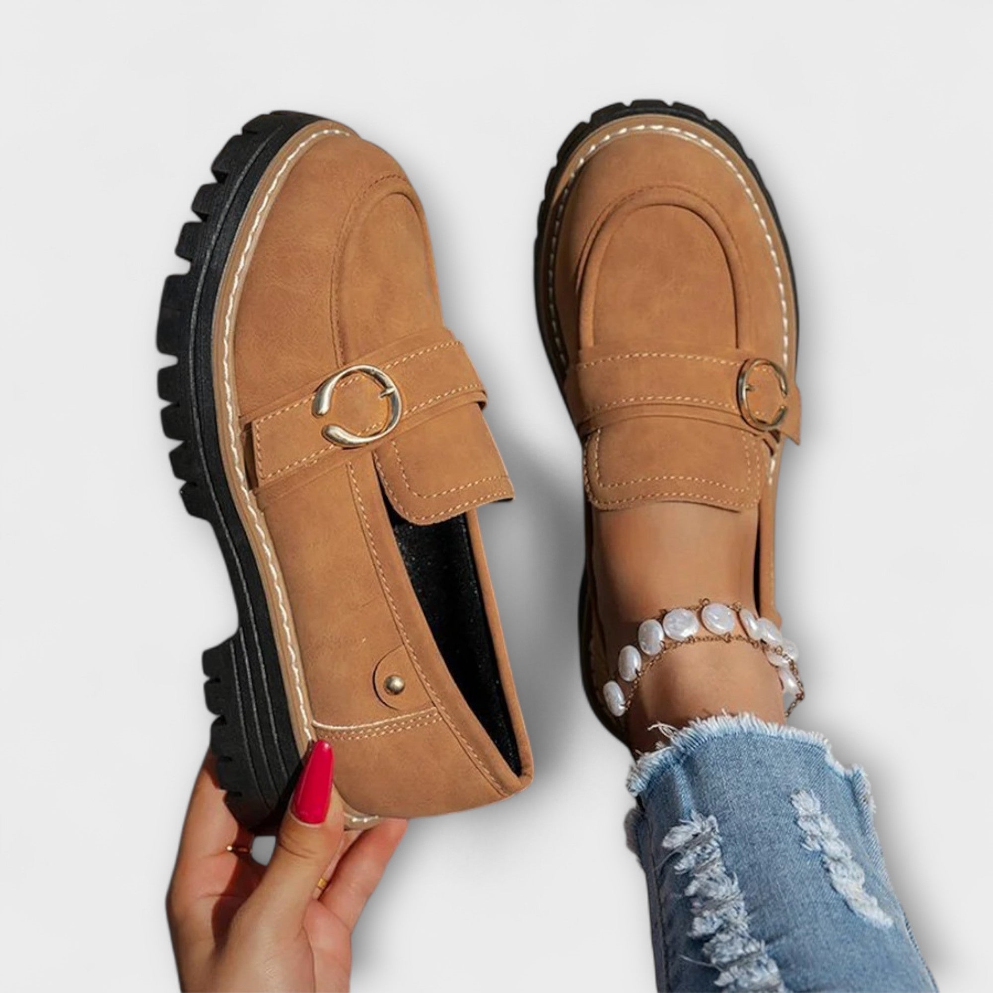 Maison Lumière™ | Mocassins décontractés à bout rond