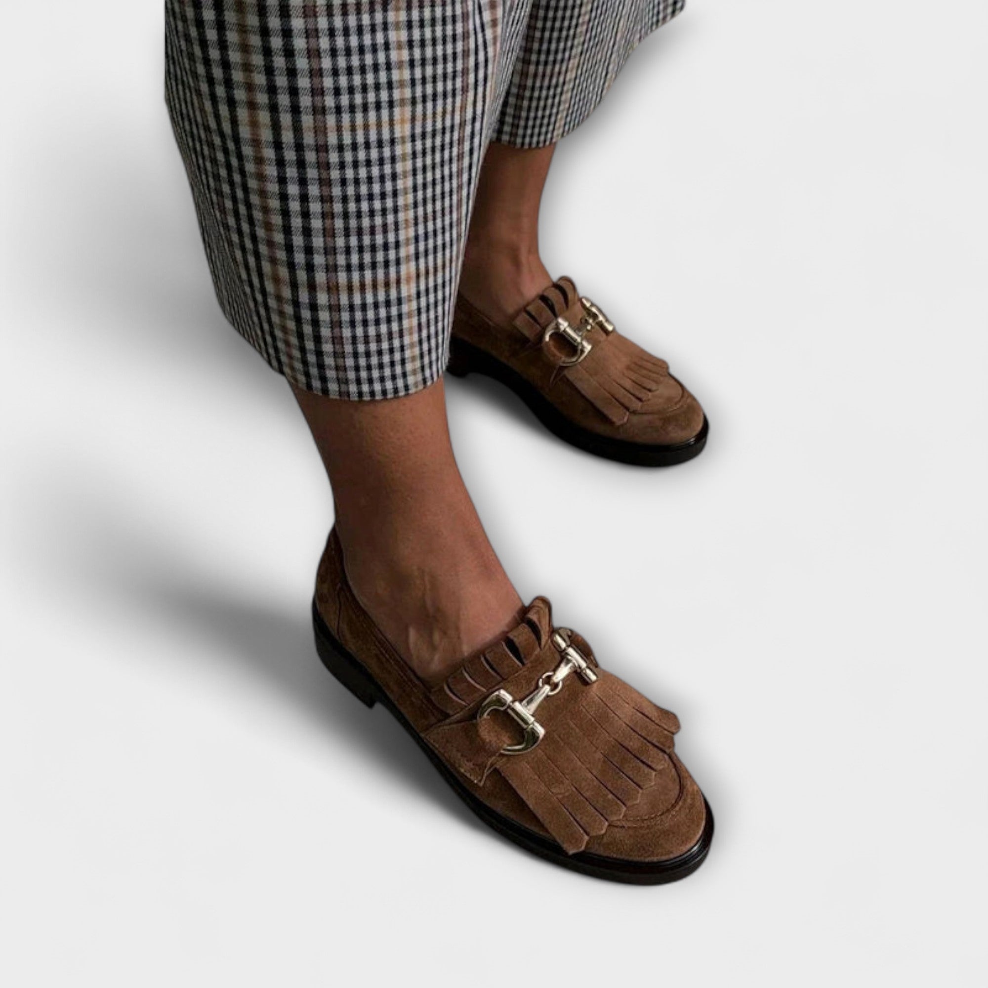 Maison Lumière™ | Mocassins bruns à bout rond