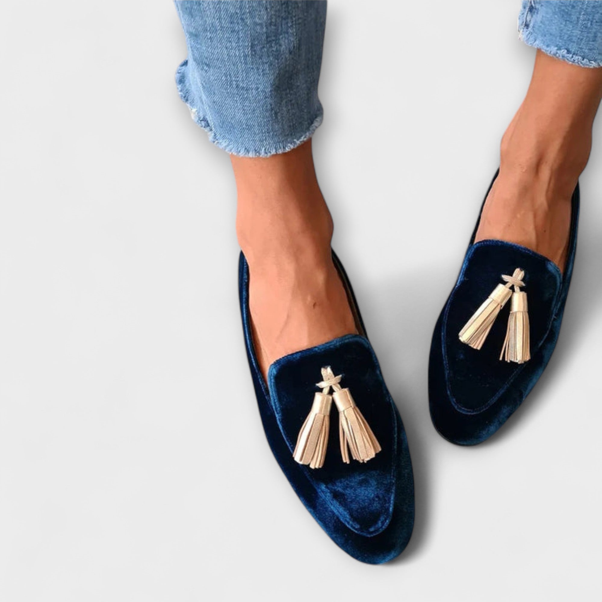 Maison Lumière™ | Mocassins vintage-inspirés avec des franges